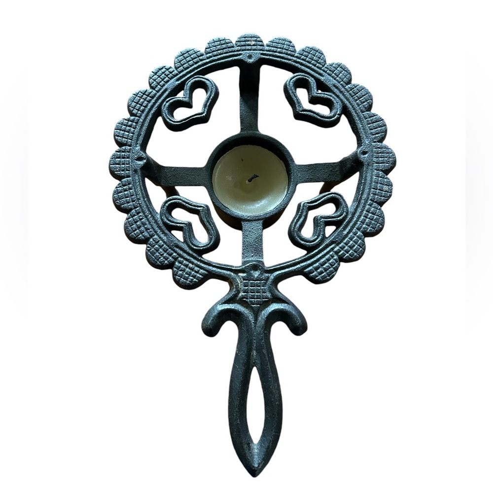 Wilton Cast Iron Trivet And Candle Holder